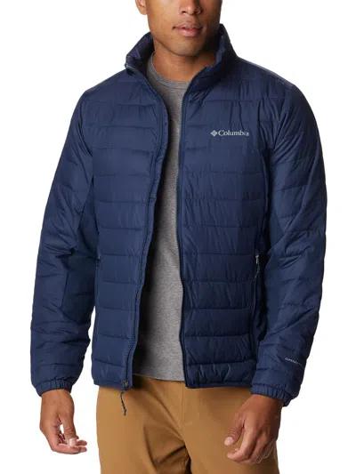 Shop Columbia Sportswear Powder Lite Hybrid Mens Short Cold Weather Puffer Jacket In Multi