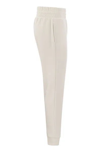 Shop Colmar Girly - Cotton And Modal Tracksuit Trousers In White