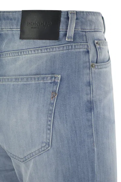 Shop Dondup Cindy - Regular Stretch Denim Jeans In Light Denim