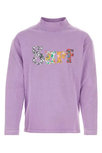 Shop Erl Sweatshirts In Purple