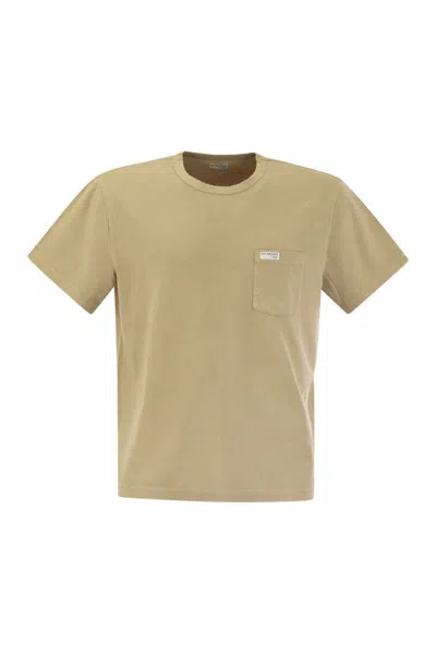 Shop Fay T-shirt  Archive In Cream