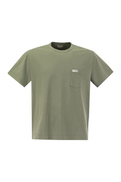 Shop Fay T-shirt  Archive In Green
