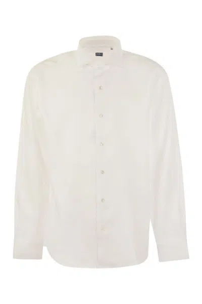 Shop Fedeli Roby - Linen Shirt In White