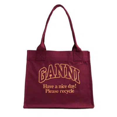Shop Ganni Tote Bag  In 450