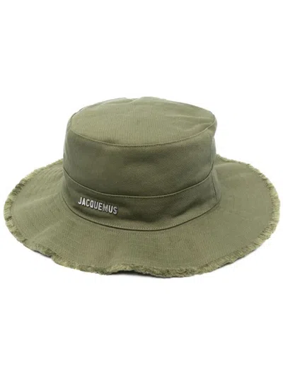 Shop Jacquemus Le Bob Artichaut Bucket Hat In Green