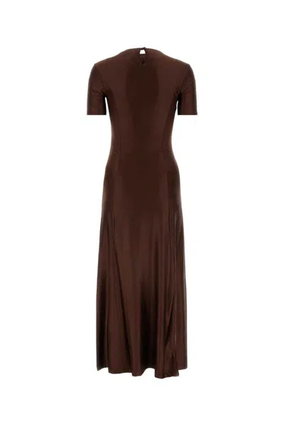 Shop Rabanne Paco  Dress In Brown