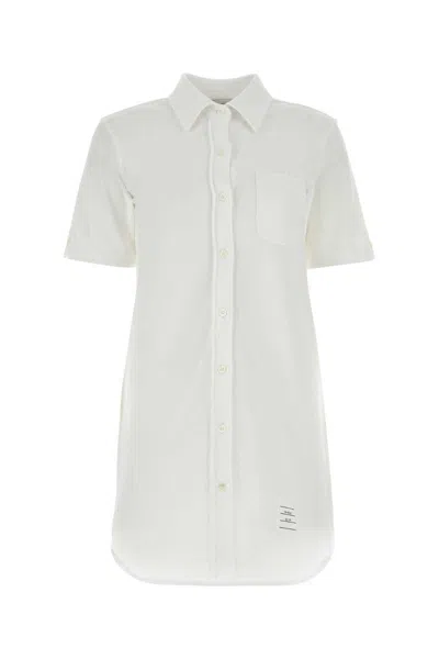 Shop Thom Browne Dress In White