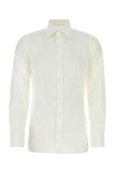 Shop Tom Ford Shirts In White