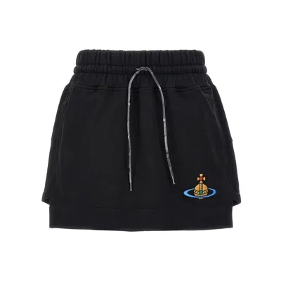 Shop Vivienne Westwood Mini Skirt In N401