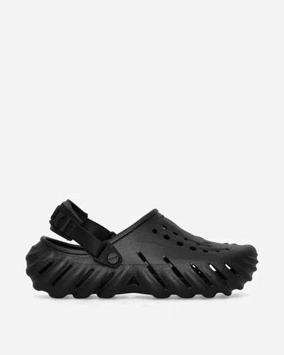 Shop Crocs Echo Clogs In Black