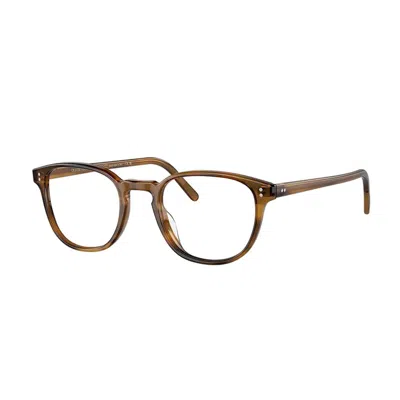 Shop Oliver Peoples Ov5219 - Fairmont Eyeglasses In 1011 Caramel
