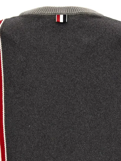 Shop Thom Browne 'fun Mix' Sweater In Gray