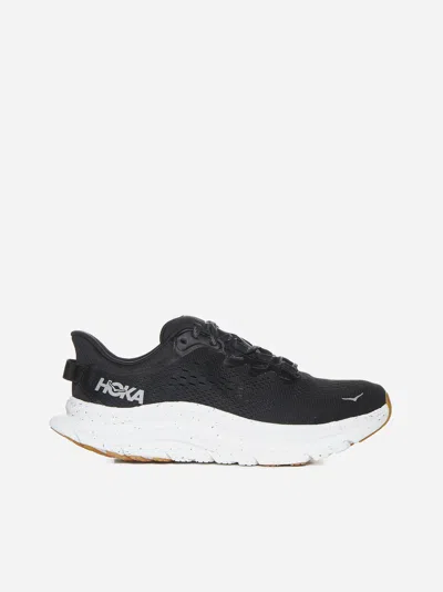 Shop Hoka Kawana 2 Sneakers In Black,white