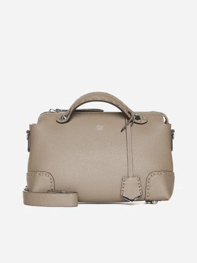 Shop Fendi By The Way Leather Medium Bag In Rope