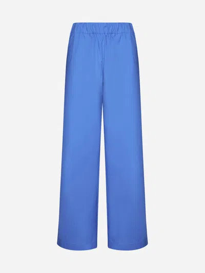 Shop Baum Und Pferdgarten Nala Cotton Trousers In Amparo Blue