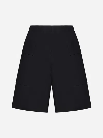 Shop Jil Sander+ Cotton Shorts In Black
