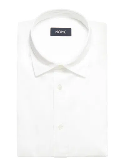 Shop Nome X Xacus Cotton Shirt In White