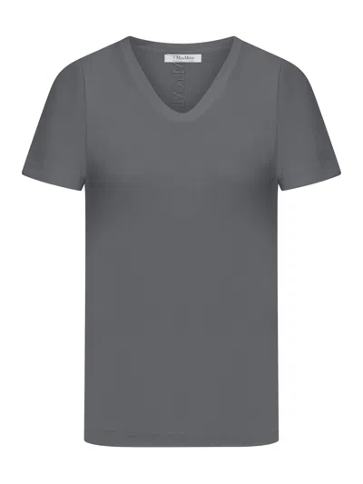 Shop 's Max Mara Quinta T-shirt In Cotton In Grey