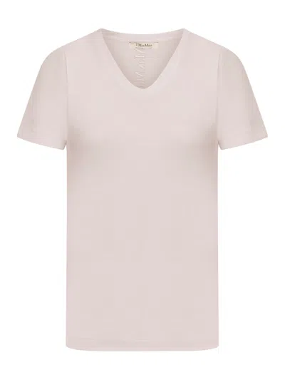 Shop 's Max Mara Quinta T-shirt In Cotton In Pink & Purple