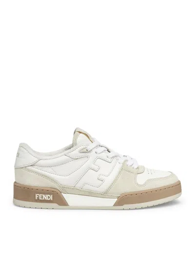 Shop Fendi Sneaker Logo In White