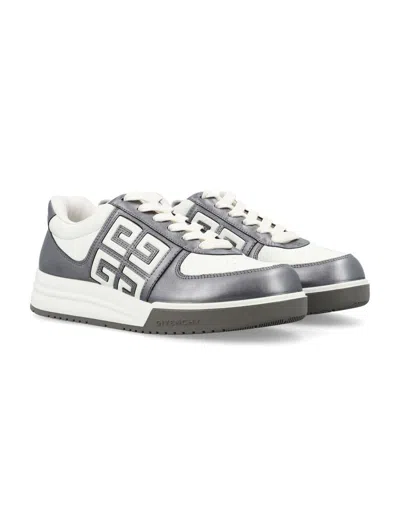 Shop Givenchy G4 Woman's Sneakers In White/silvery