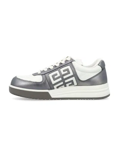 Shop Givenchy G4 Woman's Sneakers In White/silvery
