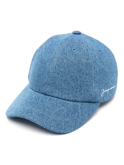 Shop Jacquemus La Casquette  Baseball Hat In Blue