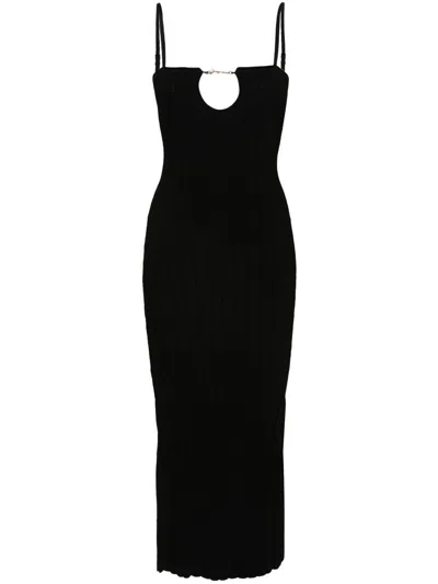 Shop Jacquemus La Robe Sierra Dress In Black
