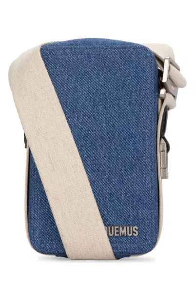Shop Jacquemus Shoulder Bags In Blue