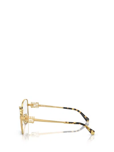 Shop Miu Miu Eyewear Eyeglasses In Black / Gold