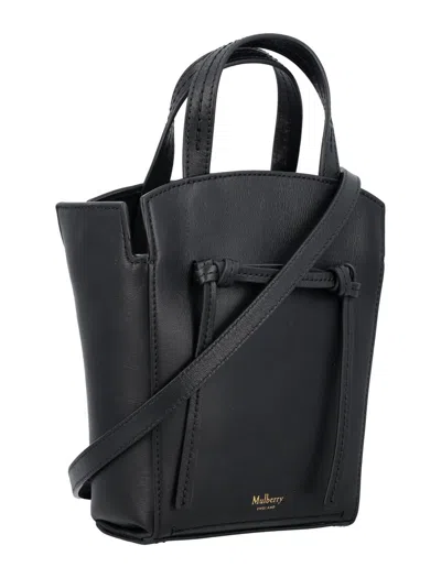 Shop Mulberry Clovelly Mini Tote In Black