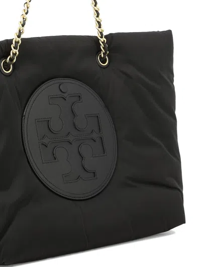 Shop Tory Burch "ella" Padded Tote Bag In Black