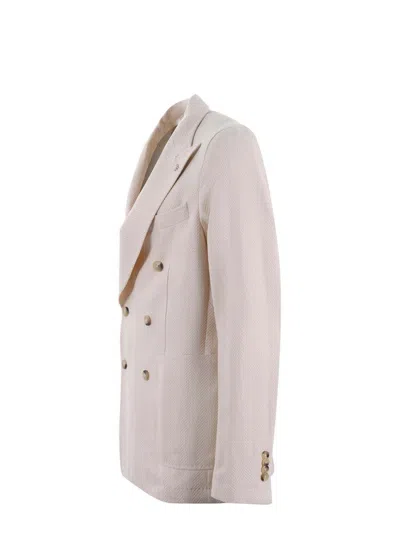 Shop Manuel Ritz Jacket In Ivory
