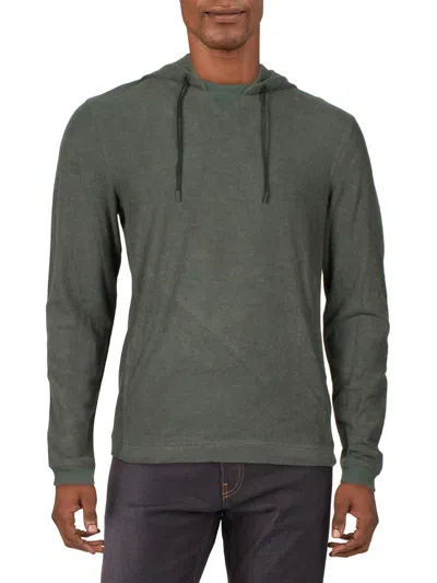 Shop Kenneth Cole Mens Jersey Comfy Hoodie In Green