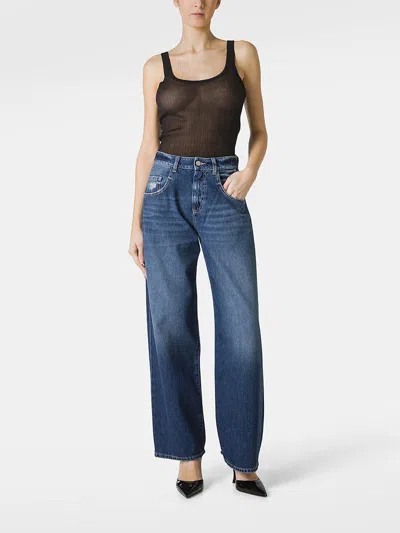 Shop Icon Denim Low Waist Cotton Jeans Mod Bea