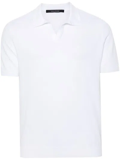 Shop Tagliatore T-shirts And Polos White