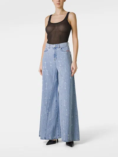 Shop Amish 'colette' Jeans In Blue