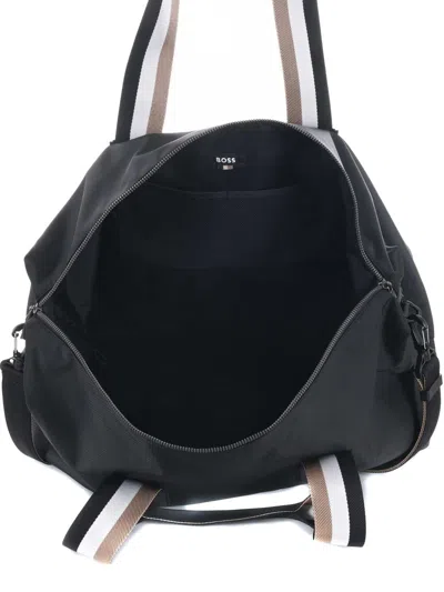 Shop Hugo Boss Boss  Daffle Bag In Black