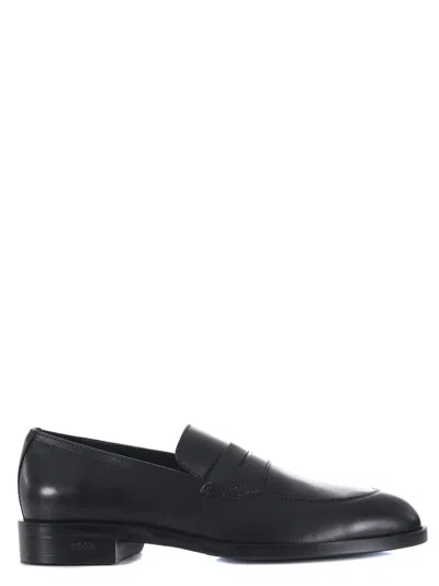 Shop Hugo Boss Boss  Flat Shoes Black