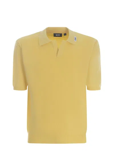 Shop Gcds Polo In Yellow