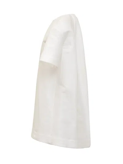 Shop Marni Cotton Dress In White