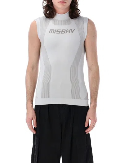 Shop Misbhv Sport Active Top In Light Grey