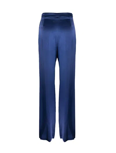 Shop Mvp Wardrobe Trousers In Deep Blue