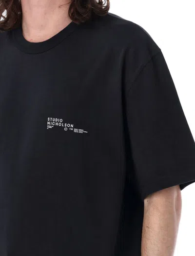Shop Studio Nicholson Module T-shirt In Darkest Navy