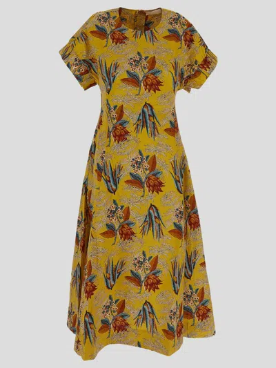 Shop Ulla Johnson Dresses In Marigold