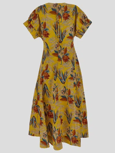 Shop Ulla Johnson Dresses In Marigold