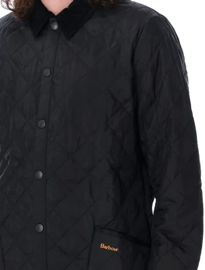 Shop Barbour Heritage Liddesdale Quilted Jacket In Black