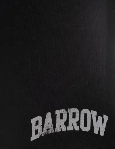 Shop Barrow Sporty Bermuda Shorts With Logo In Black