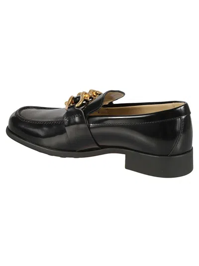 Shop Bottega Veneta Flat Shoes Black