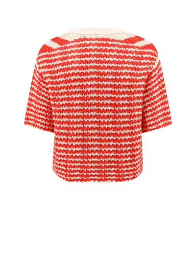 Shop Closed Cardigan In Red